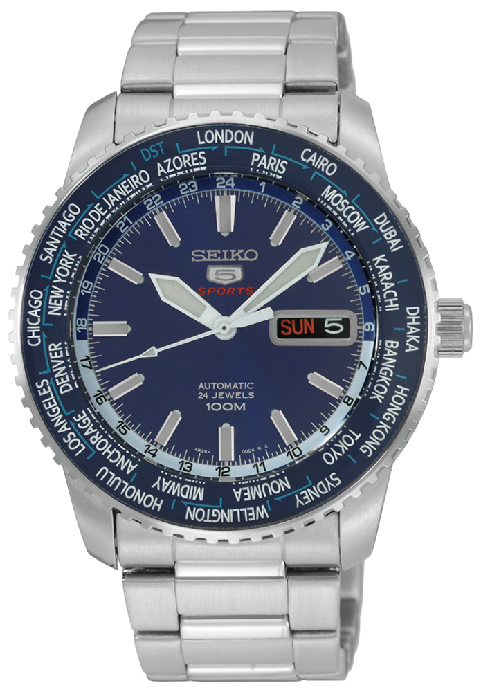 Seiko Sport Automatic World Time SRP125K1