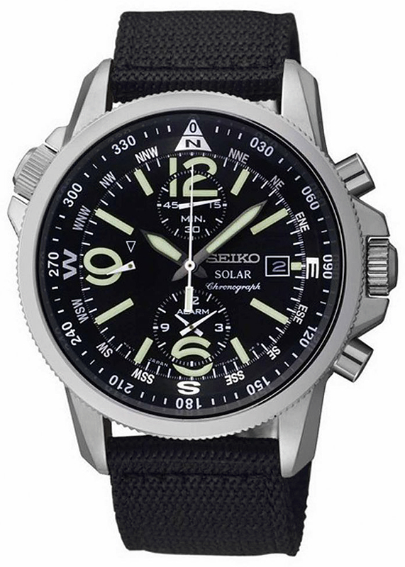 Seiko Solar Chronograph SSC135P1
