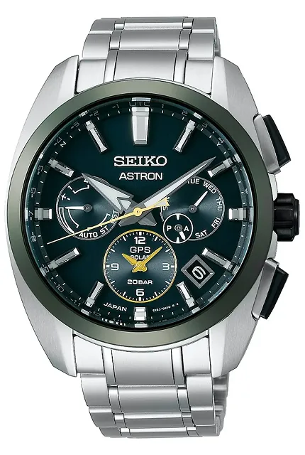 Seiko SSH071J1 Astron Astron GPS Solar Green Dial Limited Edition
