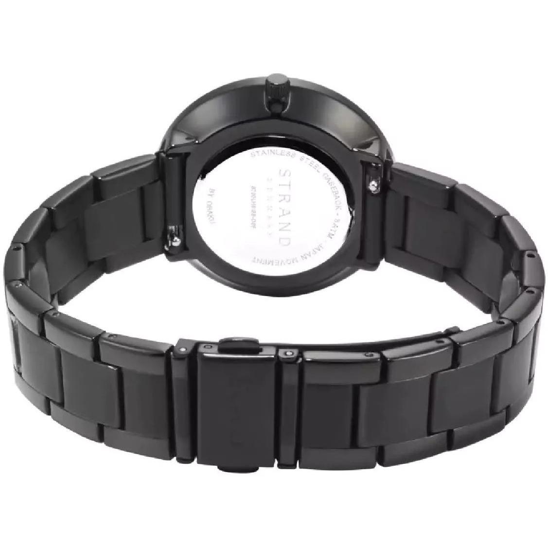Strand S700LHBISB-DSF zegarek czarny Damski bransoleta - miniatura 8