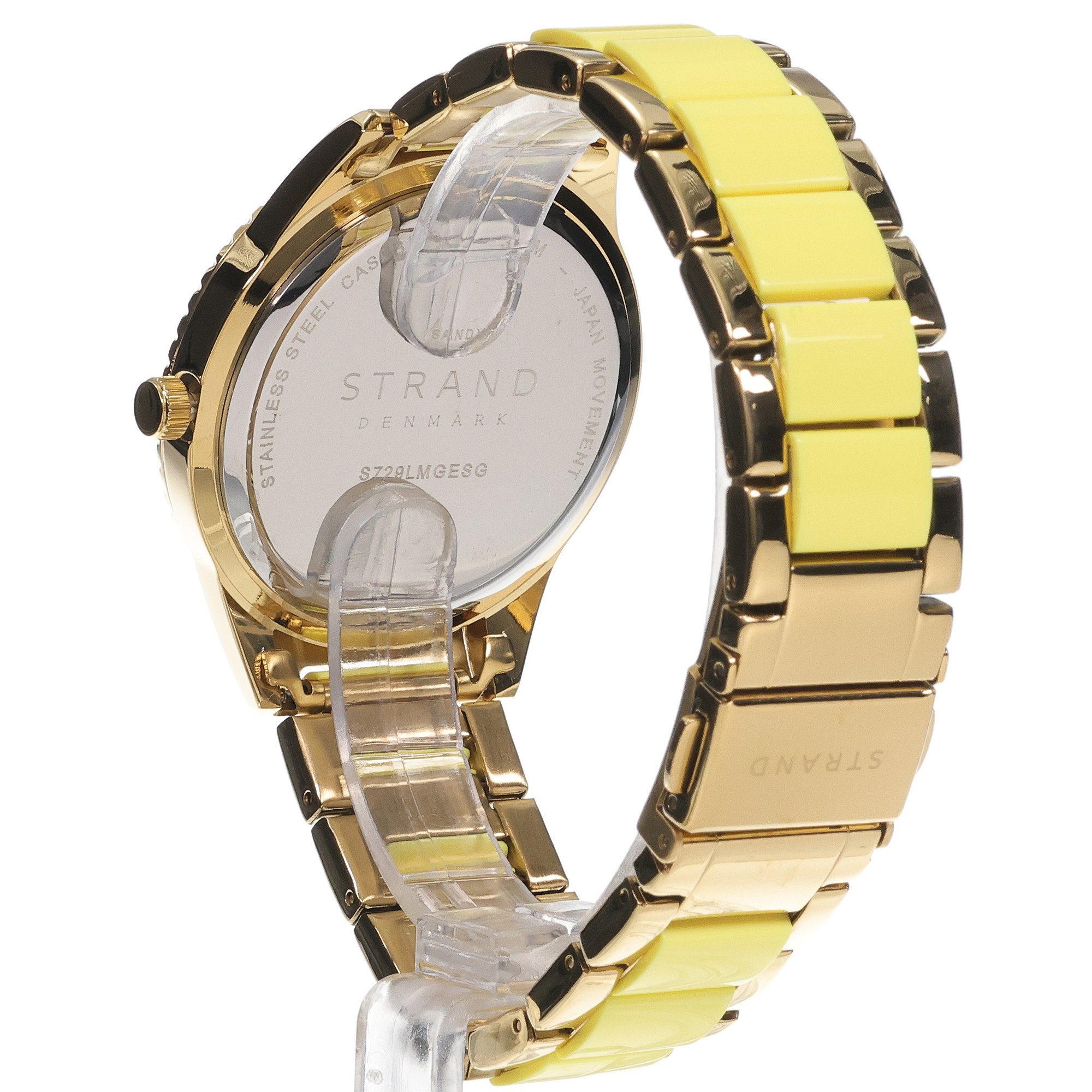 Strand S729LMGESG damski zegarek Sandy bransoleta