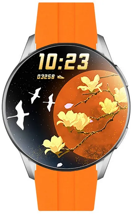 Strand S740USCBVE22OG Smartwatch 45mm Pomarańczowy - zdjęcie 1