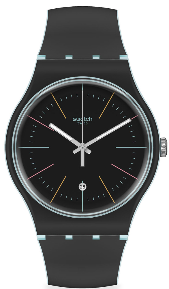Swatch BLACK LAYERED SUOS402