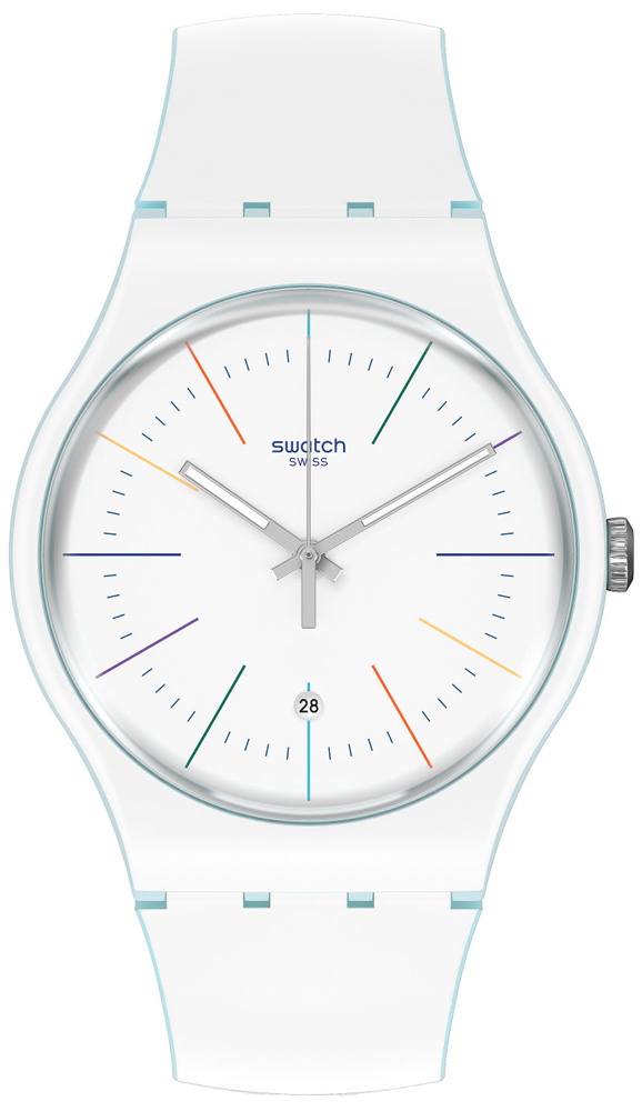 Swatch WHITE LAYERED SUOS404