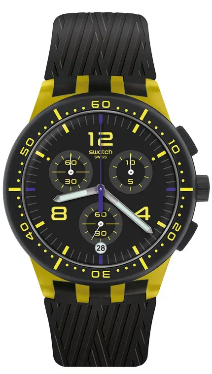 Swatch SUSJ403 Originals Chrono YELLOW TIRE - zdjęcie 1