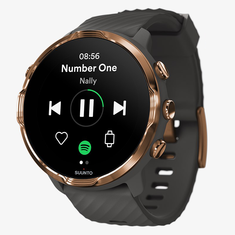 Suunto SS050382000 Suunto 7 Graphite Cooper Suunto 7 sportowy zegarek szary - miniatura 3