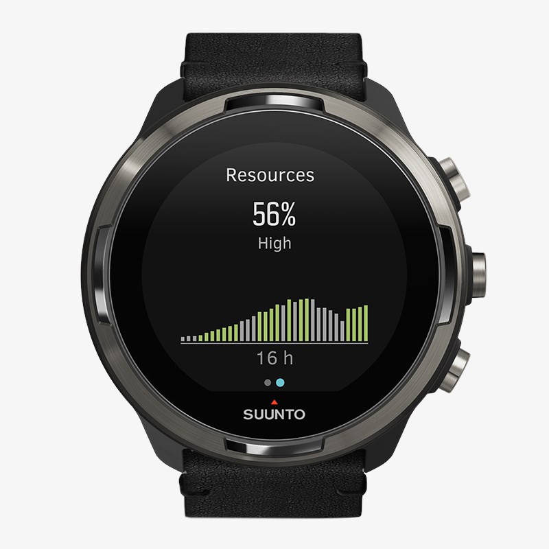 Suunto SS050463000 zegarek czarny sportowy Suunto 9 pasek - miniatura 2