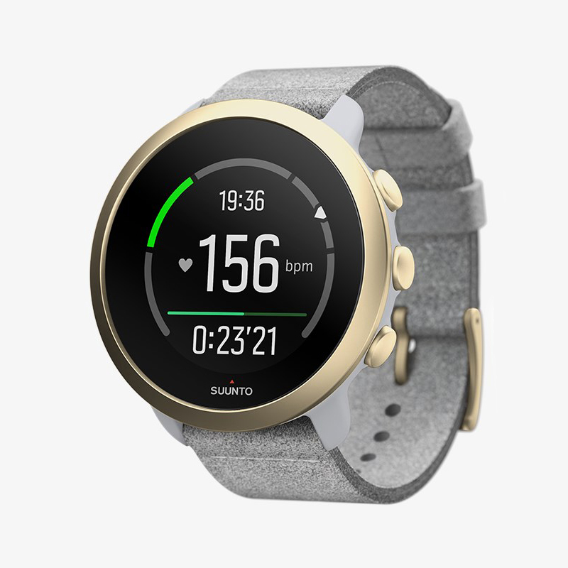 Suunto SS050599000 3 Fitness Suunto 3 Pebble White Light Gold zegarek damski sportowy z tworzywa sztucznego - miniatura 3