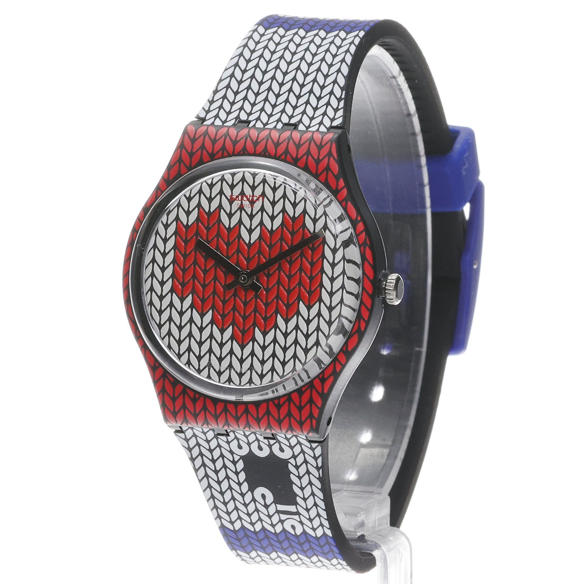 Swatch GB306 zegarek czarny fashion-modowy Originals pasek - miniatura 2