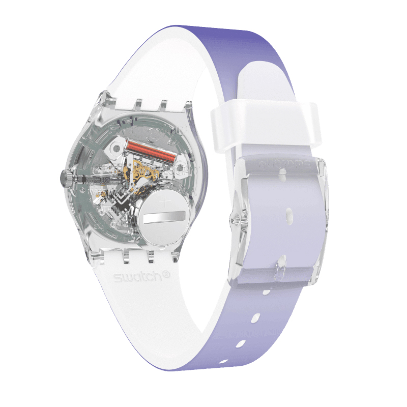 Swatch GE718 ULTRALAVANDE zegarek klasyczny Originals - miniatura 4