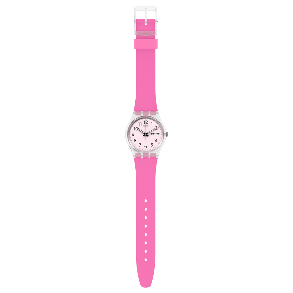 Swatch GE724 zegarek biały klasyczny Originals pasek - miniatura 5