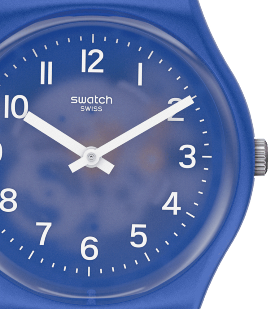 Swatch GL124 zegarek niebieski klasyczny Originals pasek - miniatura 2