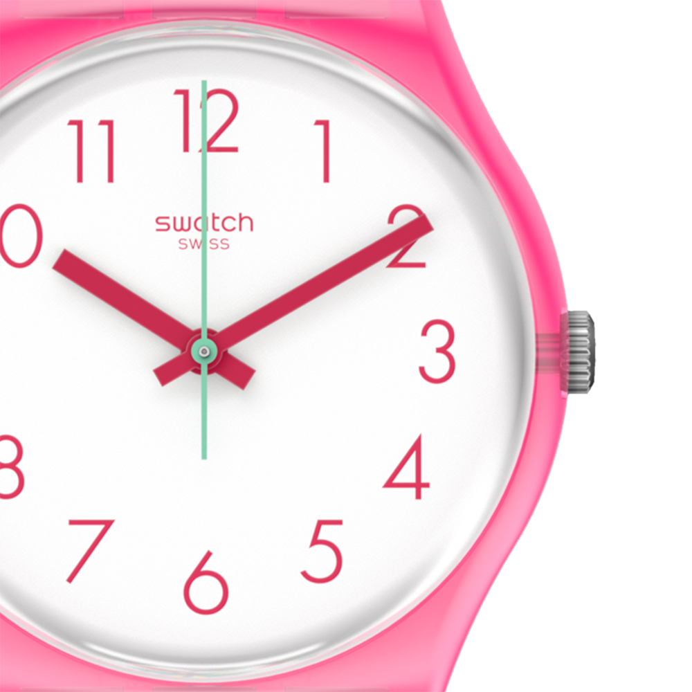 Swatch GP171 zegarek różowy klasyczny Originals pasek - miniatura 2