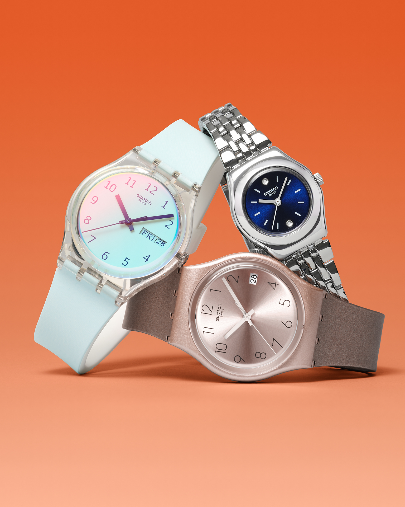 Swatch GP403 PINKBAYA zegarek fashion-modowy Originals - miniatura 7