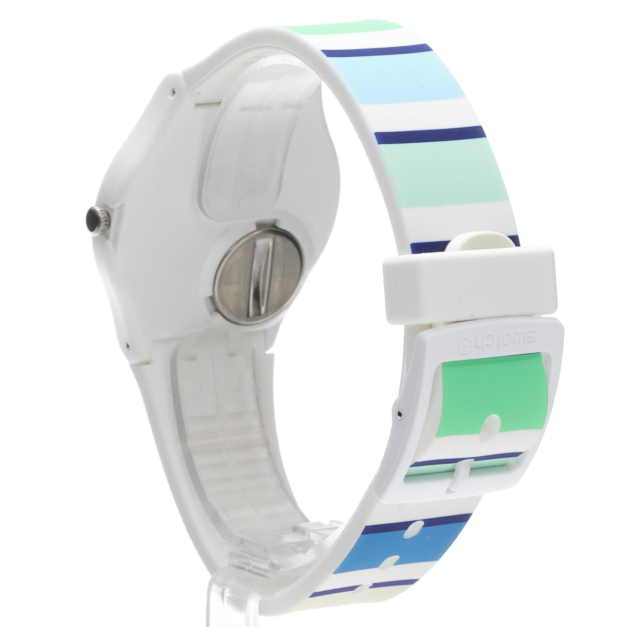 Swatch GW189 zegarek biały fashion-modowy Originals pasek - miniatura 4
