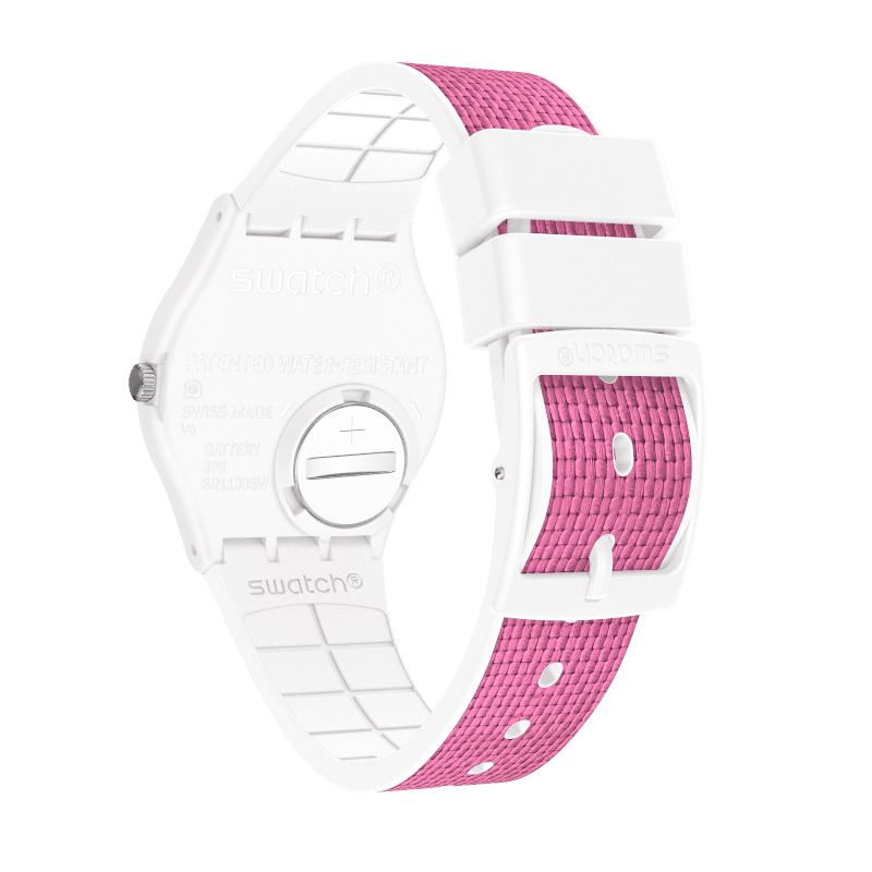 Swatch GW713 zegarek biały klasyczny Originals pasek