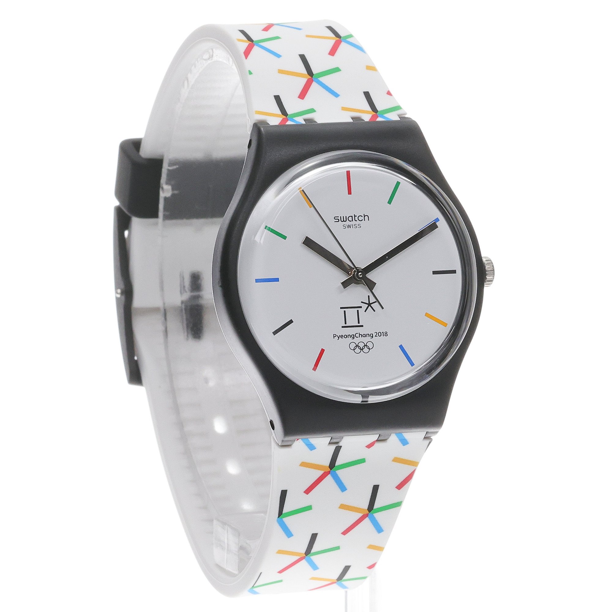 Swatch GZ317 zegarek czarny fashion-modowy Originals pasek - miniatura 3