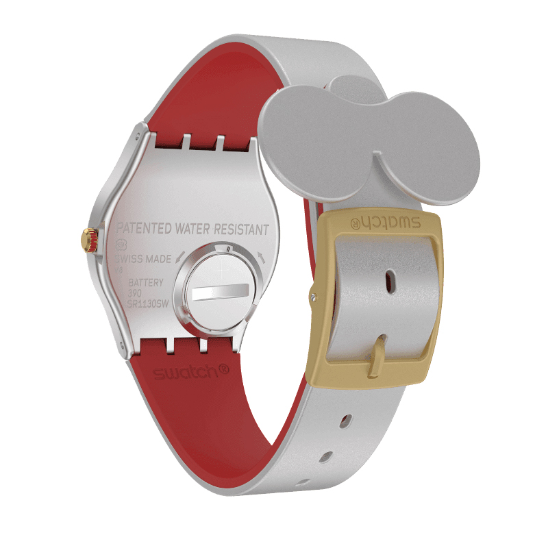 Swatch GZ327 zegarek szary klasyczny Originals pasek - miniatura 4