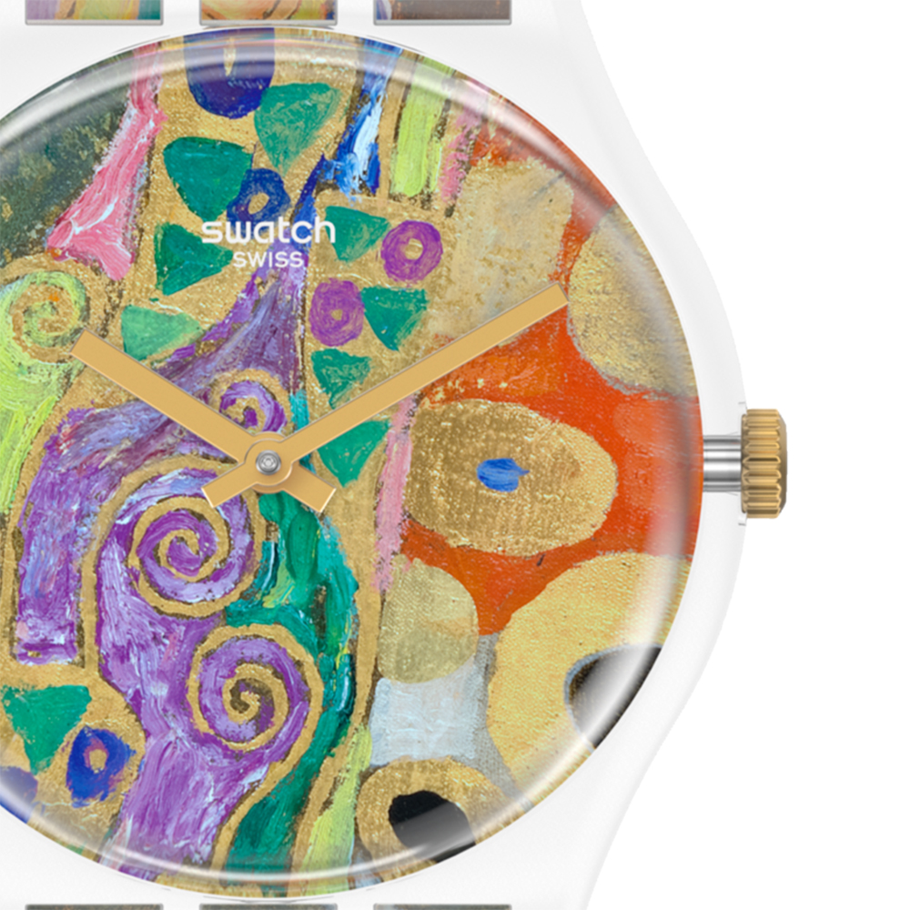 Swatch GZ349 zegarek czarny klasyczny Originals pasek - miniatura 5