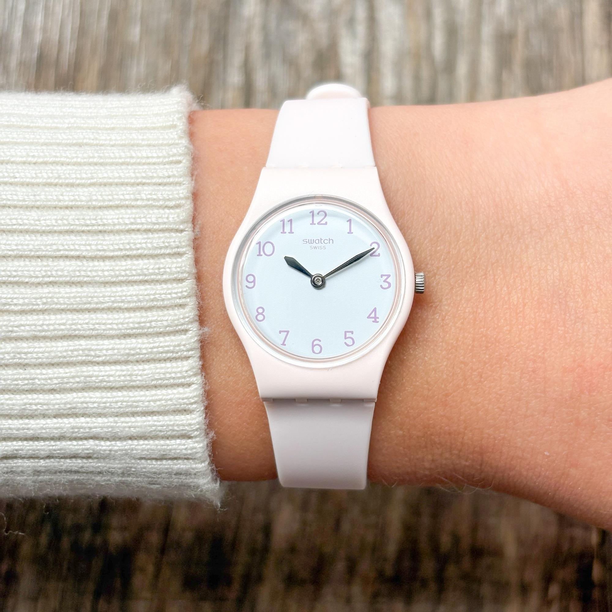 Swatch LP150 zegarek różowy fashion-modowy Originals pasek - miniatura 8
