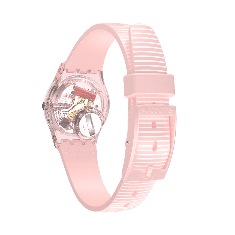 Swatch LP161 zegarek różowy klasyczny Originals pasek - miniatura 4