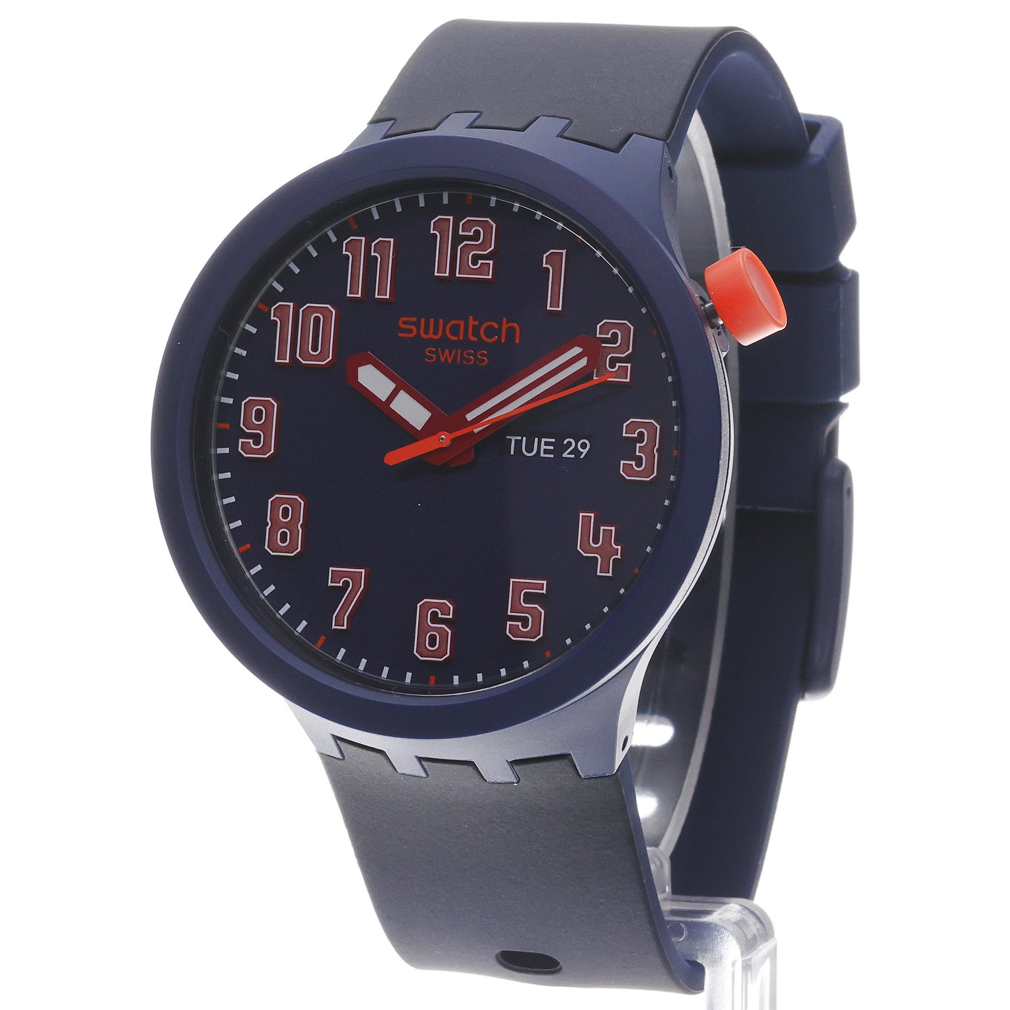 Swatch SB01S700 zegarek męski Big Bold niebieski - miniatura 2