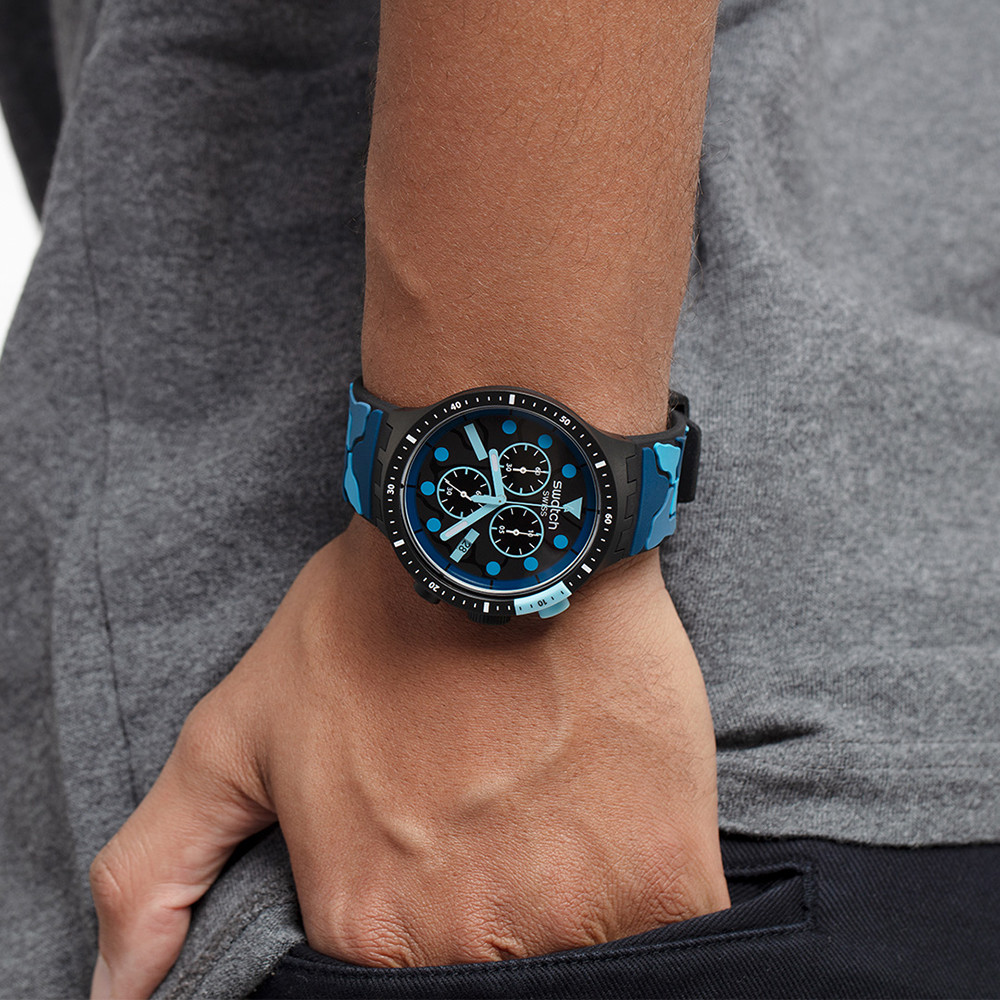Swatch SB02B408 zegarek sportowy Big Bold - miniatura 6