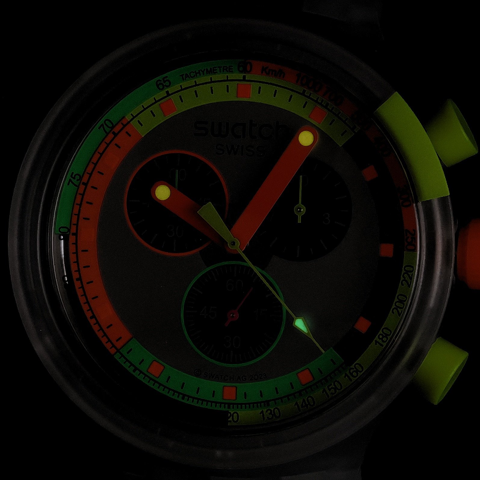 Swatch SB02K101-5300 zegarek męski sportowy Big Bold pasek - miniatura 5