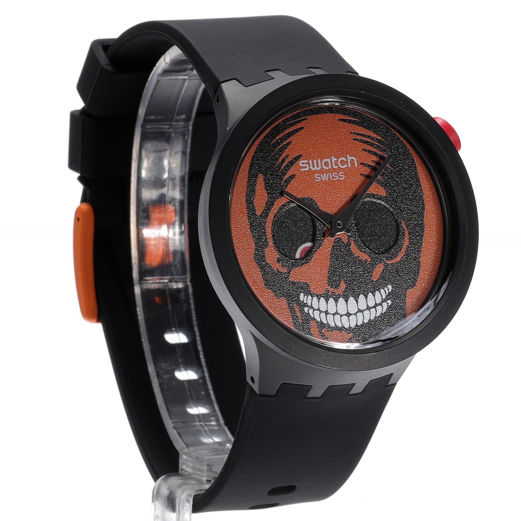 Swatch SB03B700 zegarek męski fashion-modowy Big Bold pasek - miniatura 3