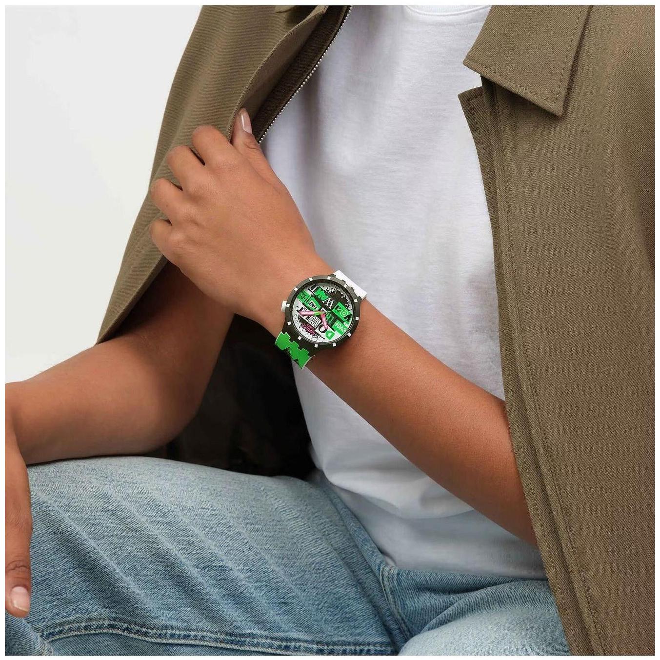 Swatch SB03B701 męski zegarek Originals pasek - miniatura 7