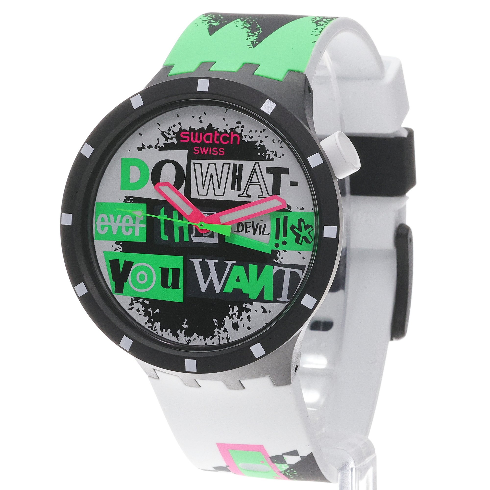 Swatch SB03B701 Originals Lash Out zegarek męski sportowy mineralne - miniatura 2
