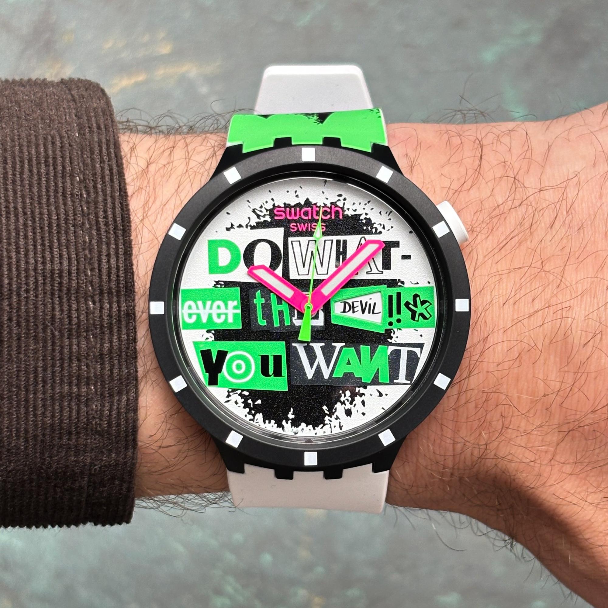 Swatch SB03B701 zegarek męski sportowy Originals pasek - miniatura 10