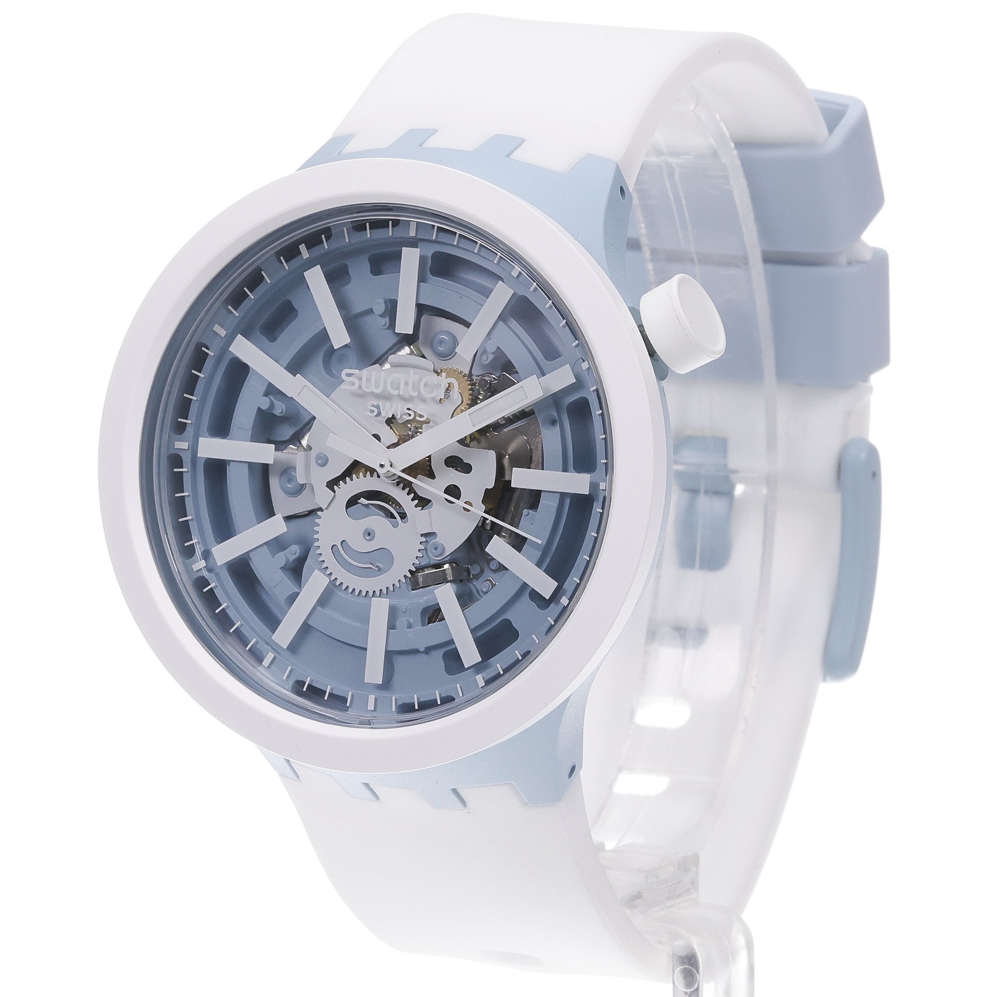 Swatch SB03N103 Big Bold WHICE zegarek męski fashion-modowy akrylowe - miniatura 2