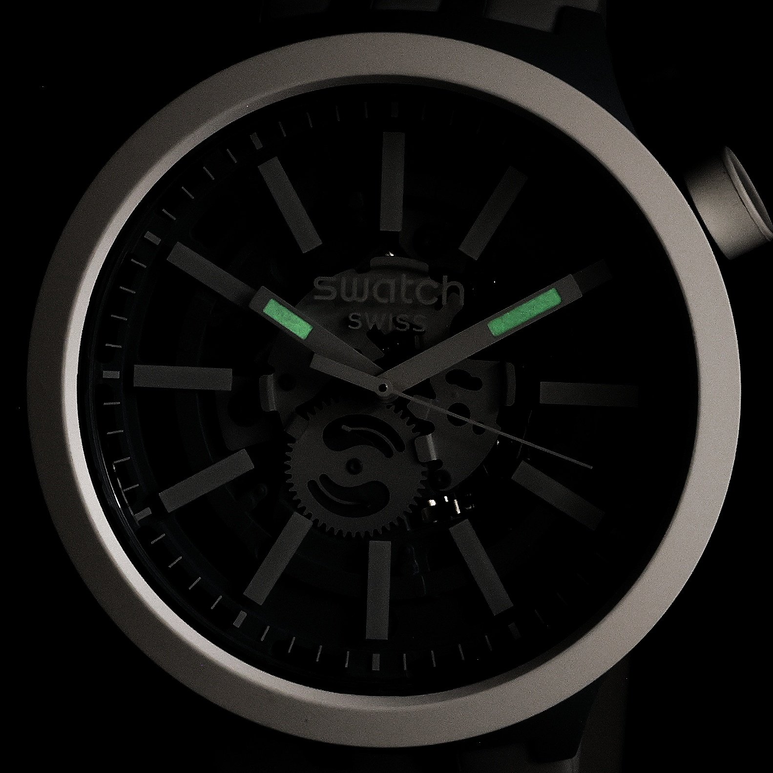 Swatch SB03N103 WHICE Big Bold fashion-modowy zegarek niebieski - miniatura 5