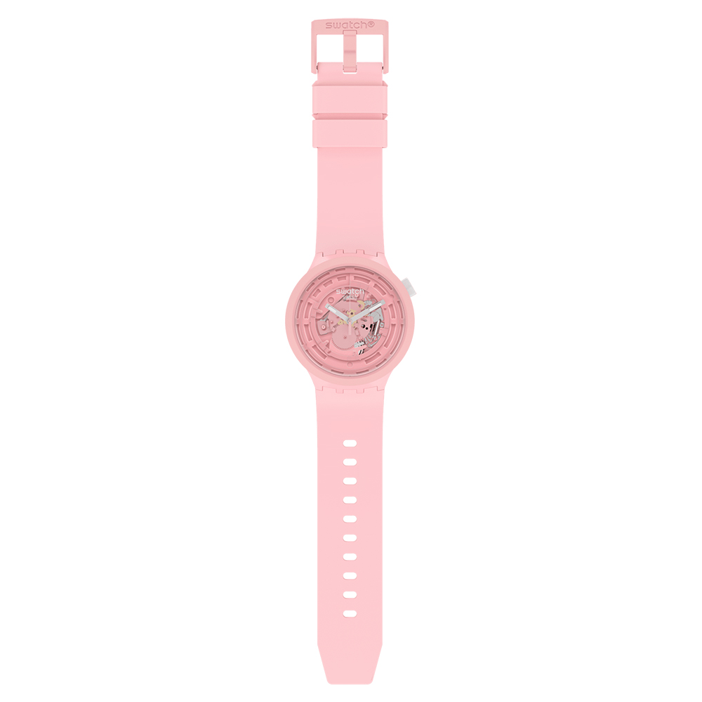 Swatch SB03P100 zegarek biały fashion/modowy Big Bold pasek - miniatura 5