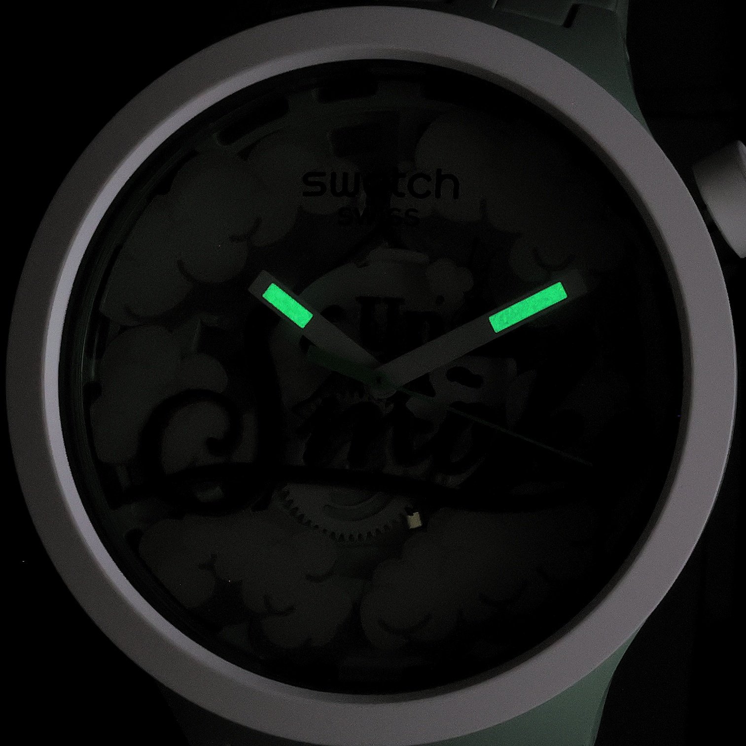 Swatch SB03Z103 zegarek Bioceramic zielony - miniatura 5