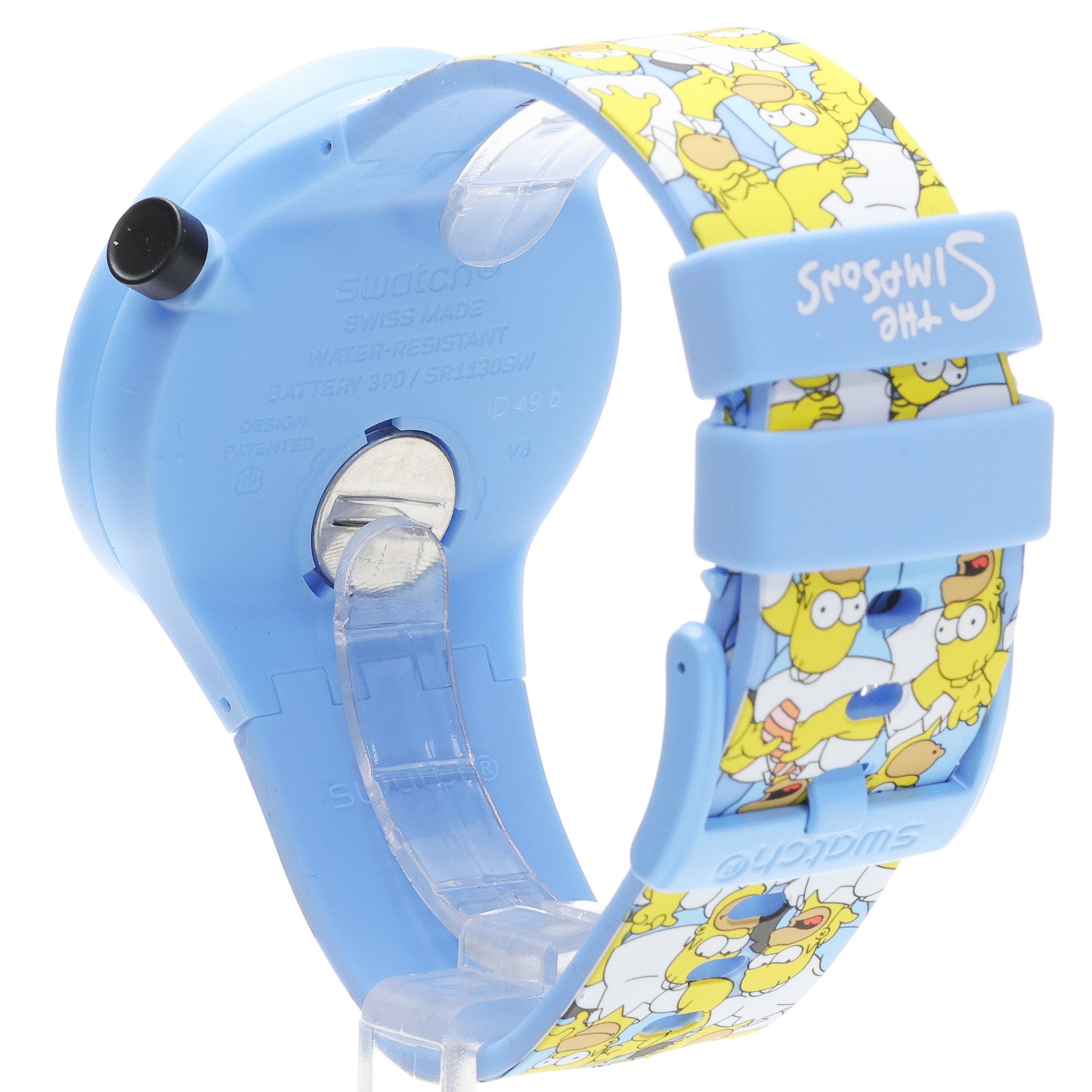 Swatch SB05Z100 Big Bold BEST DAD EVER zegarek męski fashion-modowy akrylowe - miniatura 4