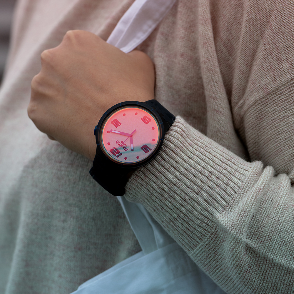 Swatch SO27B121 zegarek klasyczny Big Bold - miniatura 6