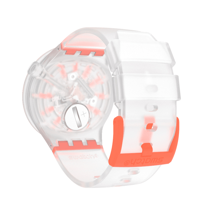 Swatch SO27E102 ORANGEINJELLY zegarek klasyczny Big Bold - miniatura 4