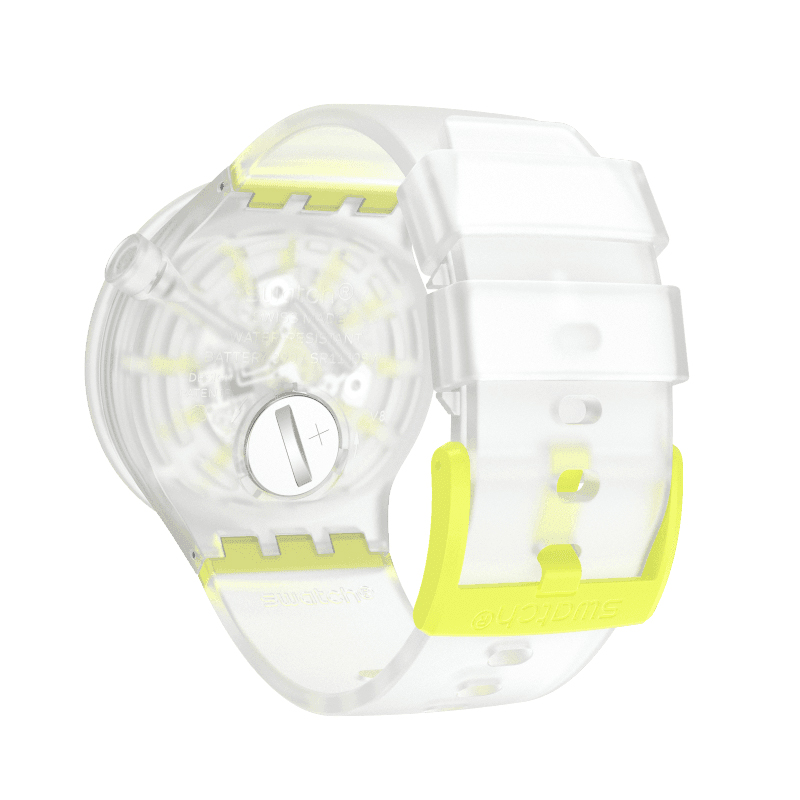 Swatch SO27E103 YELLOWINJELLY zegarek klasyczny Big Bold - miniatura 4