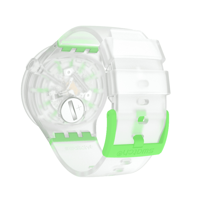 Swatch SO27E104 GREENINJELLY zegarek klasyczny Big Bold - miniatura 4