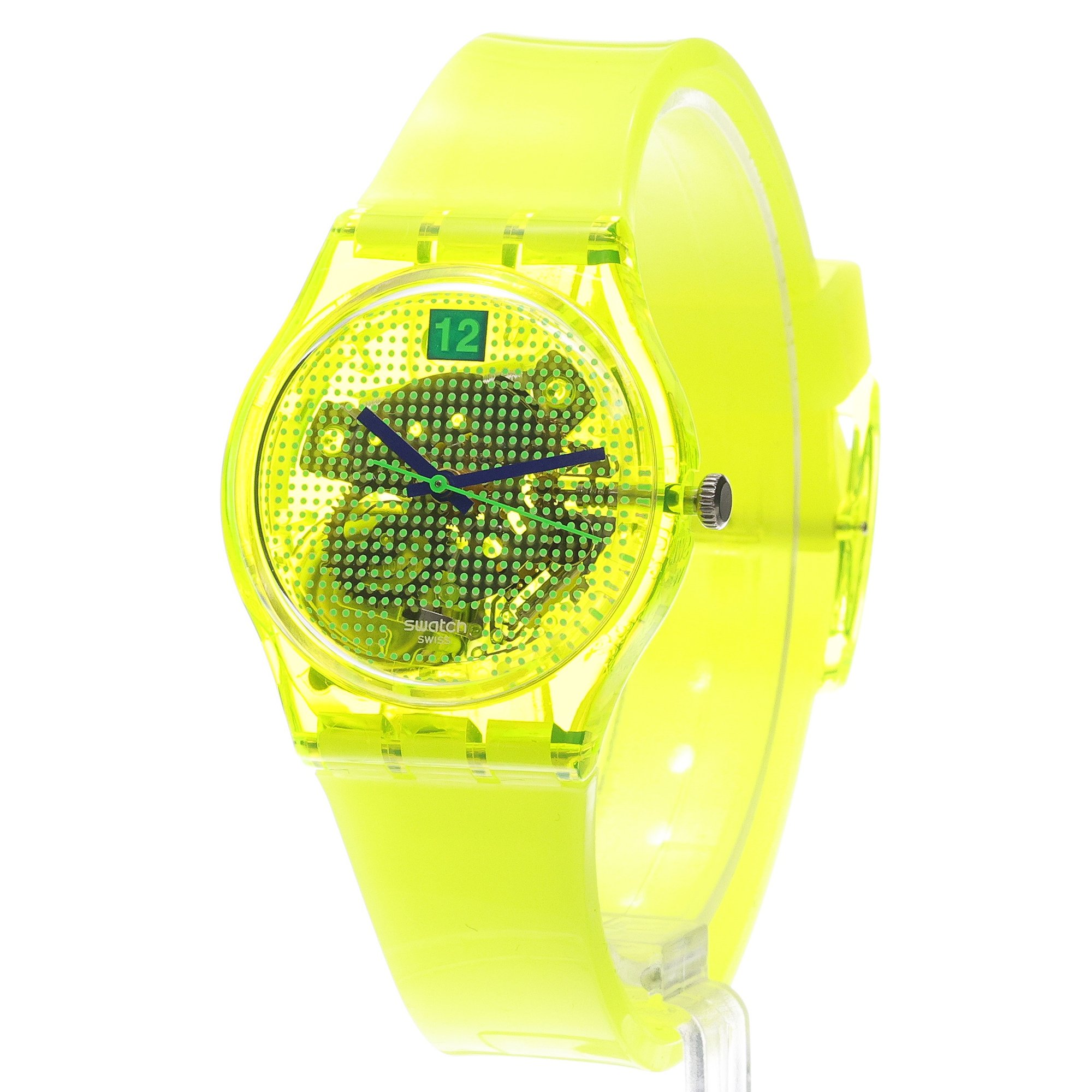 Swatch SO28J103 Originals LUMINOUSLY LEMON zegarek damski klasyczny akrylowe - miniatura 2