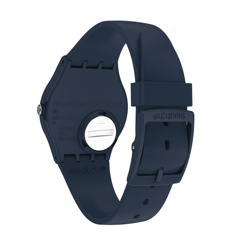 Swatch SO28N101 zegarek niebieski klasyczny Originals New Gent pasek - miniatura 4