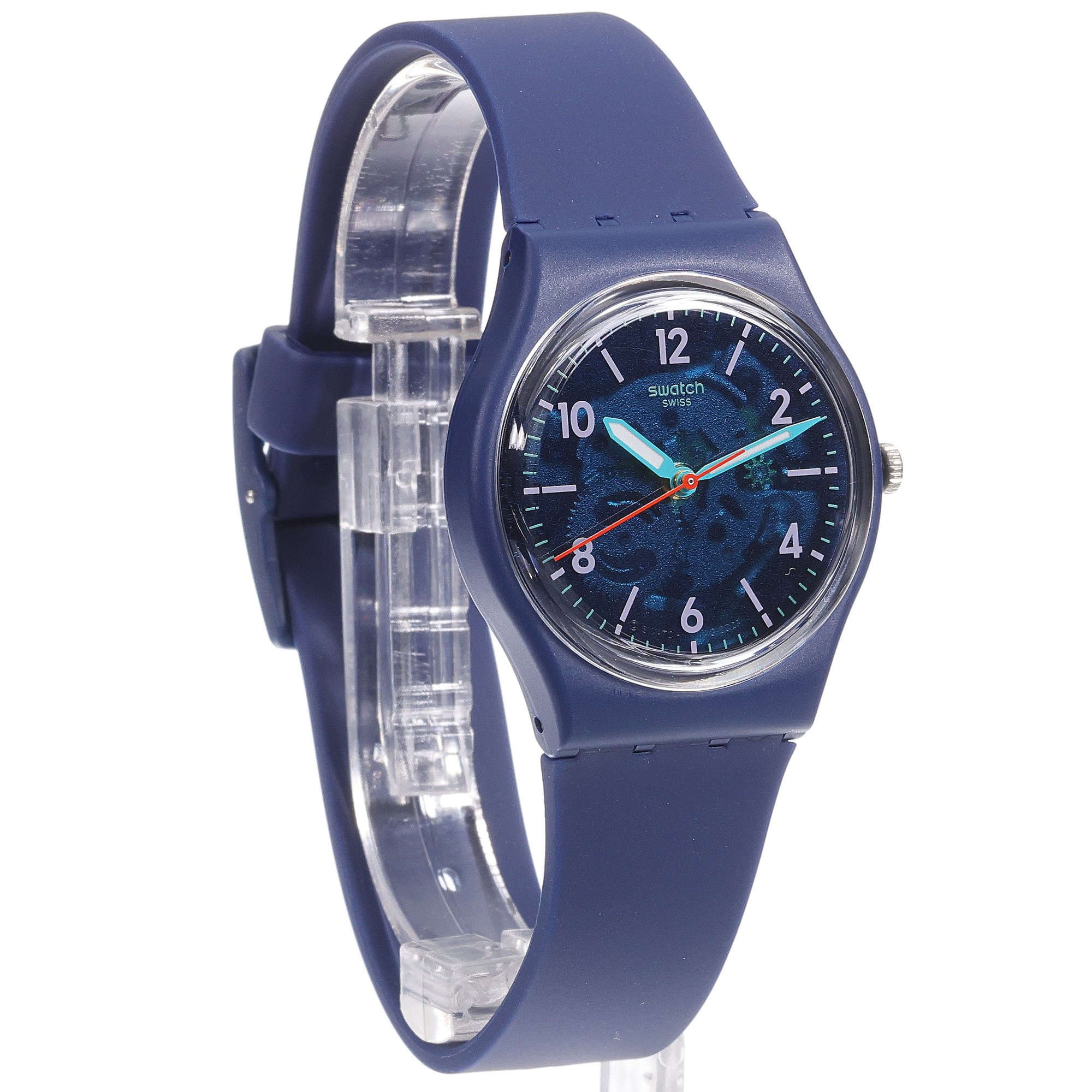 Swatch SO28N118 zegarek niebieski klasyczny Originals pasek - miniatura 3