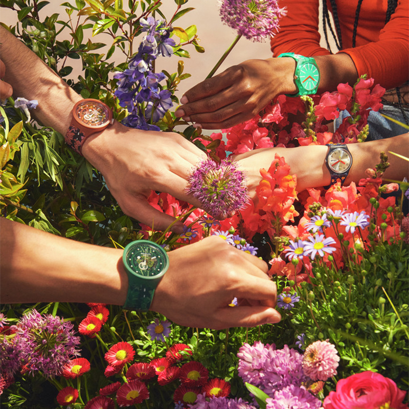 Swatch SO28N704 Originals New Gent ESSENCE OF FLOWER zegarek damski klasyczny akrylowe - miniatura 8