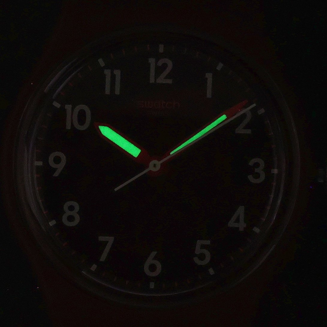 Swatch SO28R115 Originals THRU THE CROWN GLASS zegarek damski klasyczny akrylowe - miniatura 5