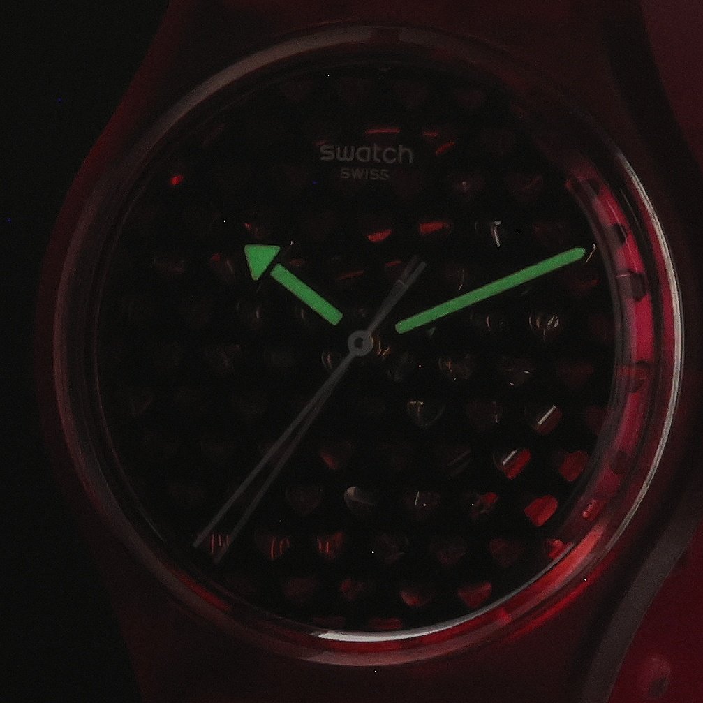 Swatch SO28Z122 Originals LOVE IN SCARLET zegarek damski klasyczny akrylowe - miniatura 5