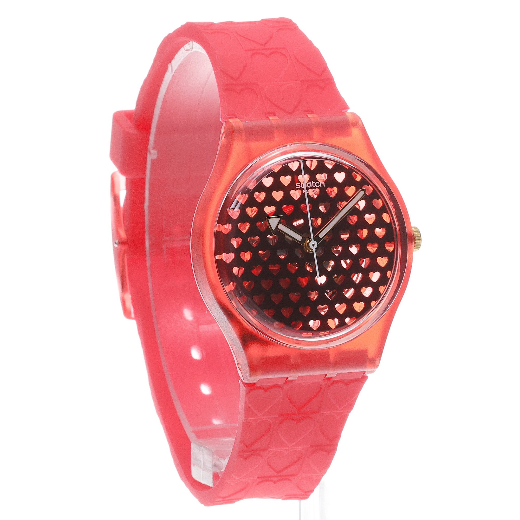 Swatch SO28Z122 zegarek czerwony klasyczny Originals pasek - miniatura 3