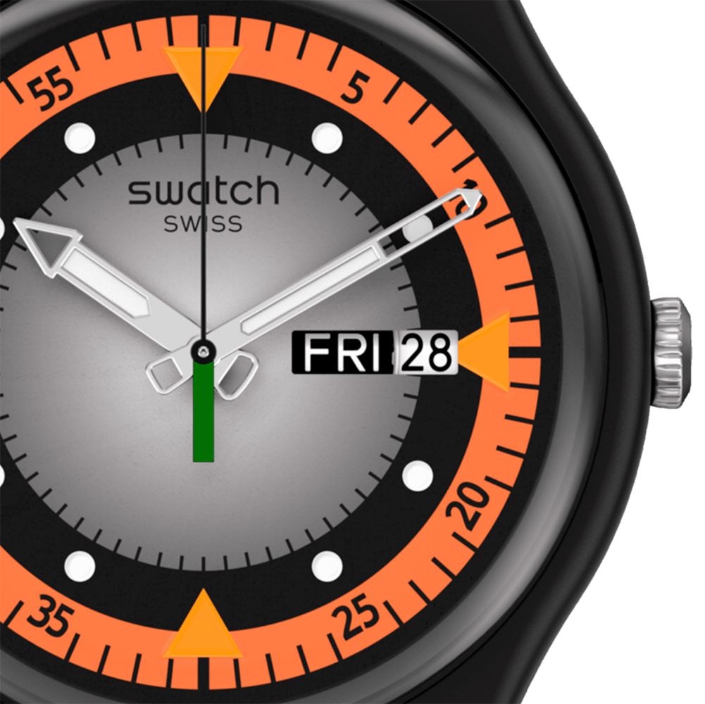 Swatch SO29B701 zegarek klasyczny Originals New Gent - miniatura 2