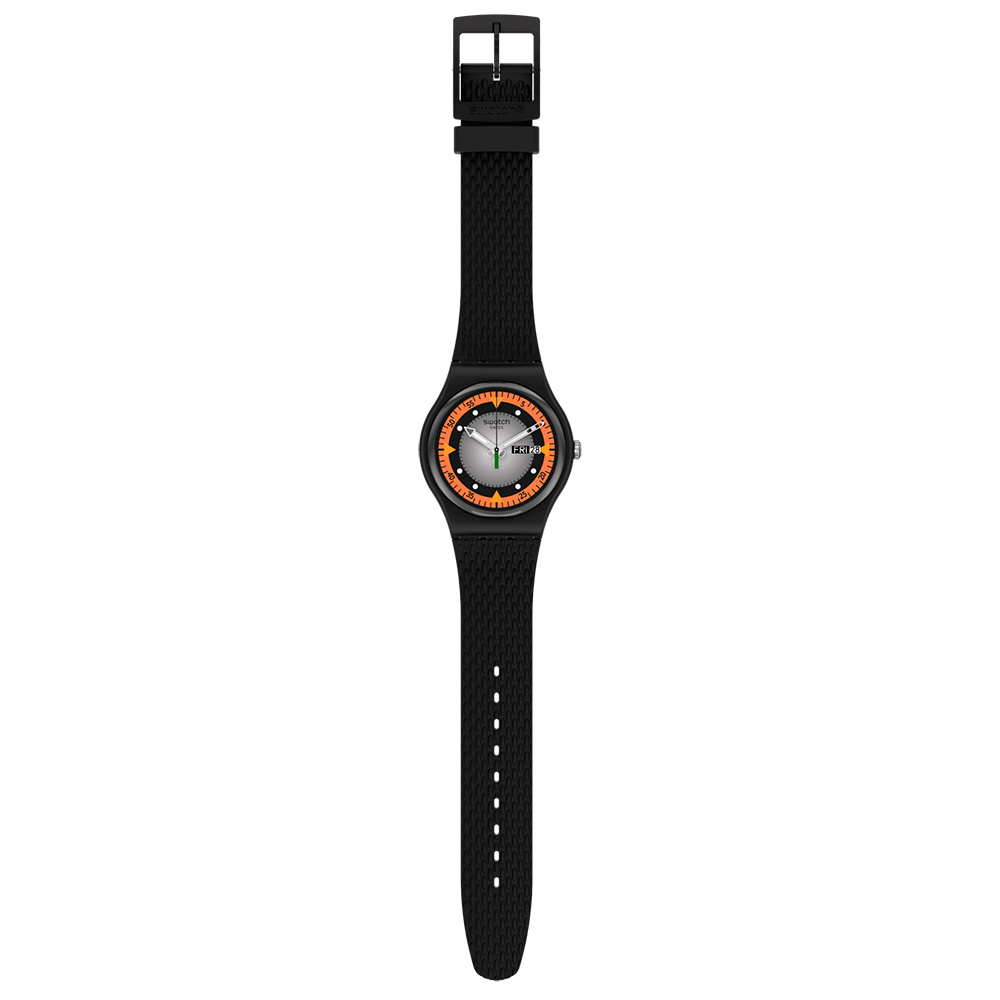 Swatch SO29B701 zegarek niebieski klasyczny Originals New Gent pasek - miniatura 5